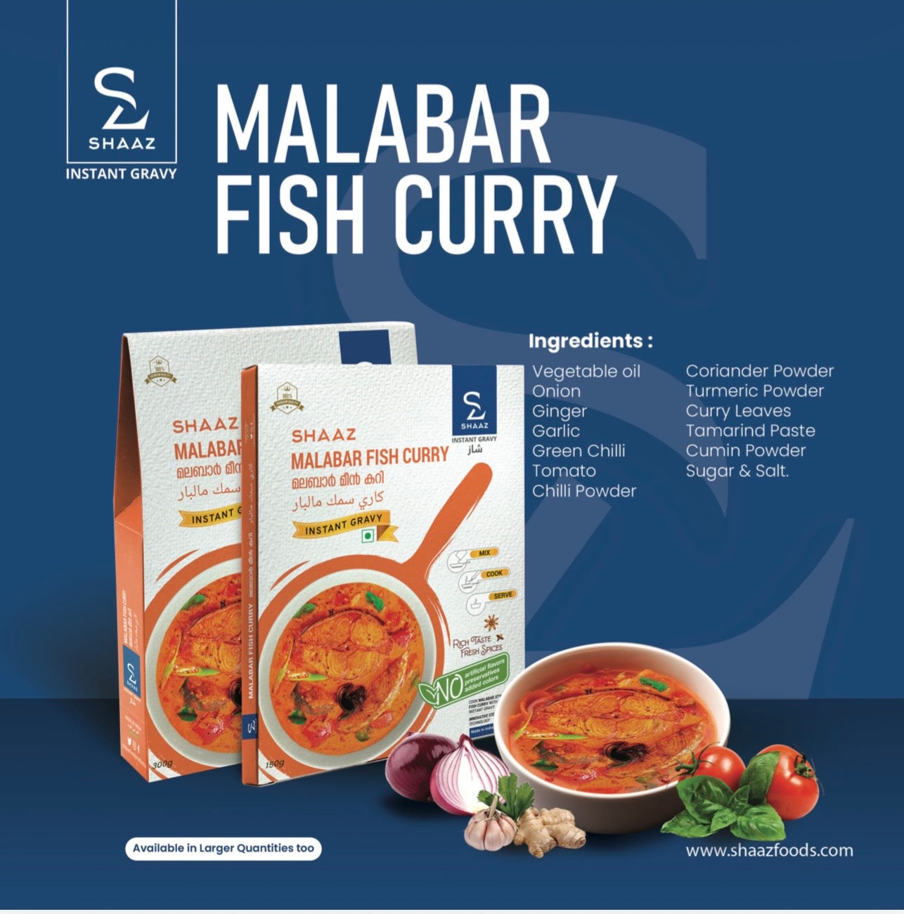 MALABAR FISH CURRY Instant Gravy Mix